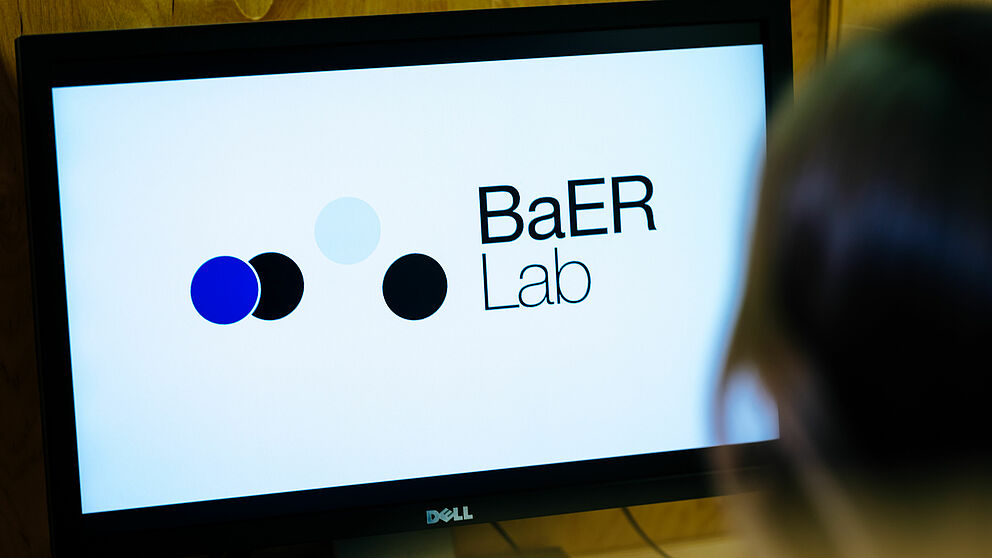 BaER Lab Titel Bild auf einem Computer