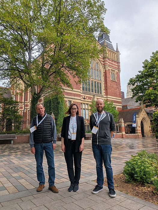 Abbildung Prof. Dr. Guido Schryen, Martina Sperling, Sascha Burmeister