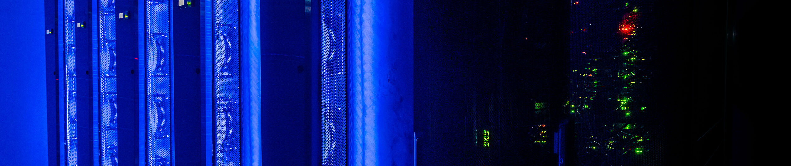 Close-up of the Noctua large-scale computer at Paderborn University.